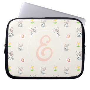 Bunny Bloom Delight Laptop Fodral