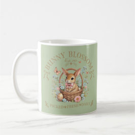 Bunny Blossom Easter Rabbit in Floral Basket Kaffemugg