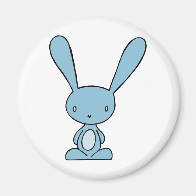 Bunny Blue Magnet (Framsidan)