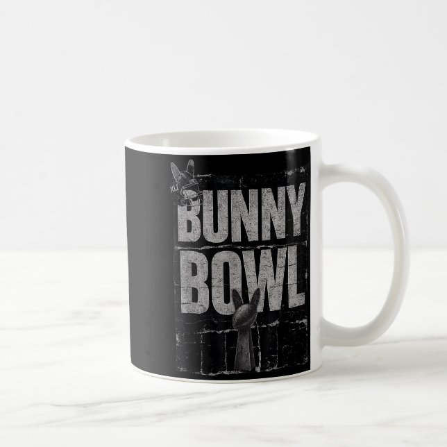 Bunny Bowl Funny Halftime Show 2026  Kaffemugg (Höger)