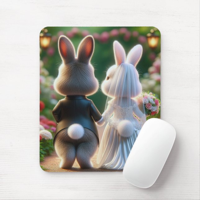 Bunny Bröllop Musmatta (Med mus)