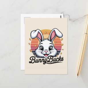 Bunny Bucks Vykort