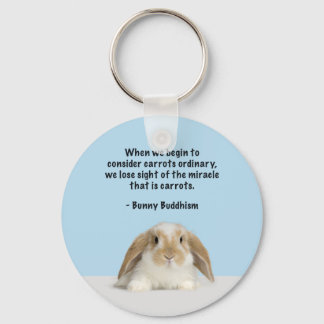 Bunny Buddhism Basic Keychain Nyckelring