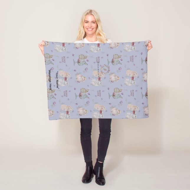 Bunny Buddies Baby Fleece Blanket (På plats)