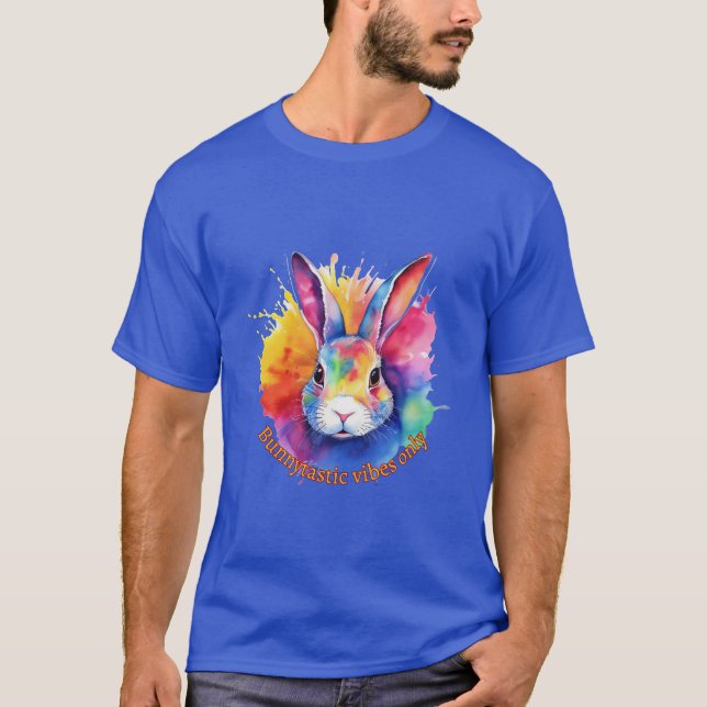 Bunny : Bunnytastic vibes only Y T Shirt (Framsida)