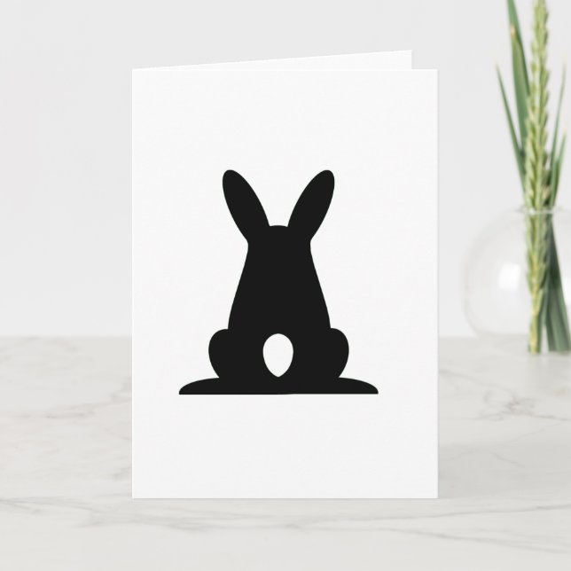 Bunny Butt Card 1 Helgkort (Framsida)