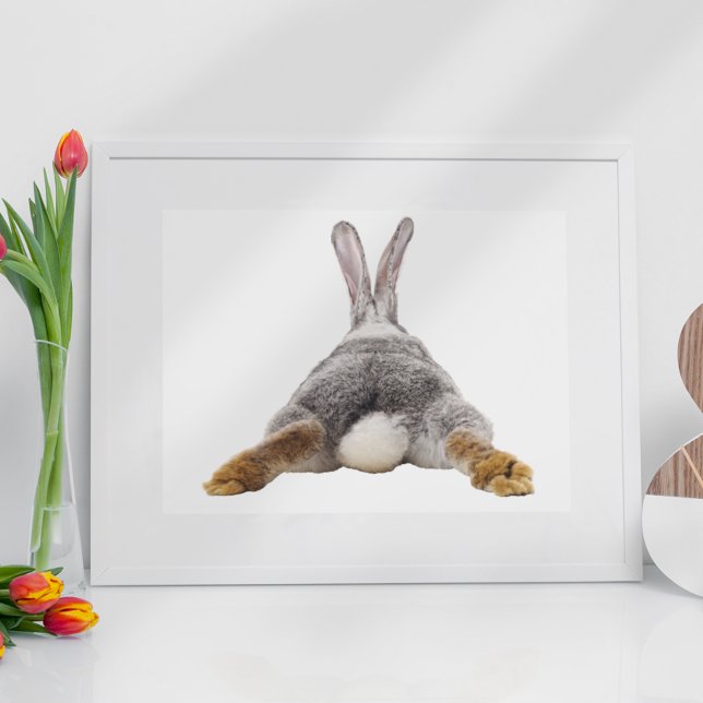 Bunny Butt Rabbit Bubble Nursery Child Poster (Skapare uppladdad)