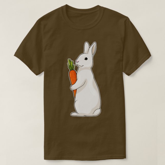 Bunny Carrot T Shirt (Design framsida)