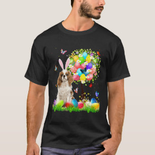 Bunny Cavalier Kung Charles Spain Påskägg Tr T Shirt