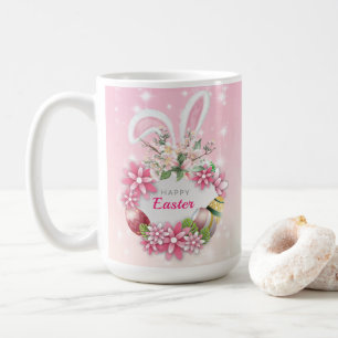 Bunny Celebrates Påsk Day Coffee Mugg