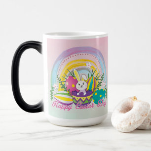 Bunny Celebrates Påsk Day Magic Mugg