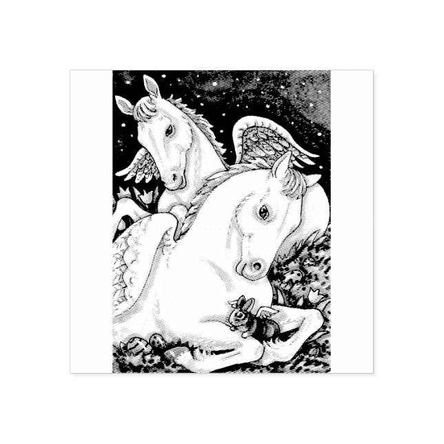 BUNNY & COLT ÄNGLAR, STOLLIG PÅSK GUBBER FRIMÄRKE STÄMPEL (Tryck)