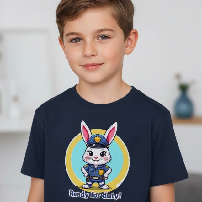 Bunny Cop - Redot för tjänst! T Shirt (Skapare uppladdad)