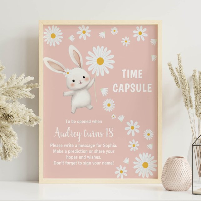 Bunny Daisy Första födelsedag Kapseltecken Poster (Skapare uppladdad)