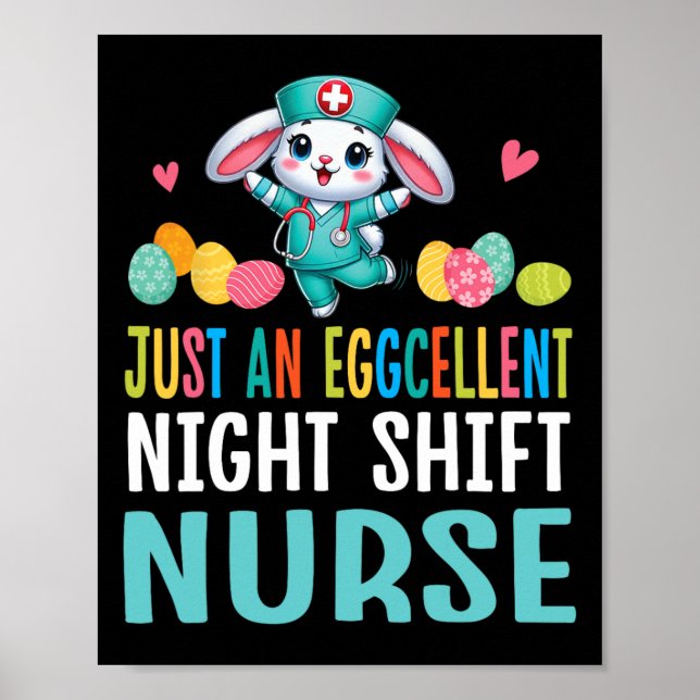 Bunny Dance-Påskägg är bara en jättebra natt S Poster (Framsidan)