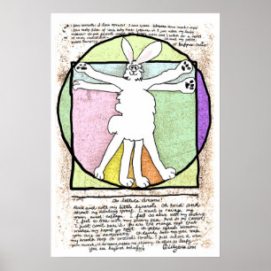 Bunny DaVinci Poster och skriver ut