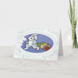 Bunny Delivery Påskägg-kort Helgkort