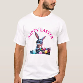 Bunny DJ Påskägg Turntable Manar T-Shirt