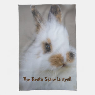BUNNY Dödsstenen är verklig! Lägg till eget foto Kökshandduk