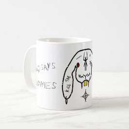 Bunny Doom v3 Kaffe Mugg