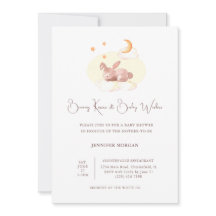 Bunny Dreams Neutralt Baby Shower