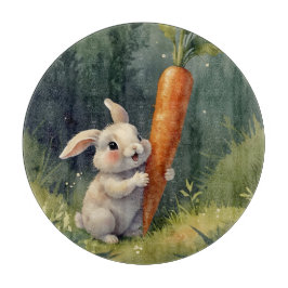 Bunny Dreams: Whimsical Glass Cshing Board