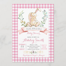 bunny duschinvitation av barn inbjudningar