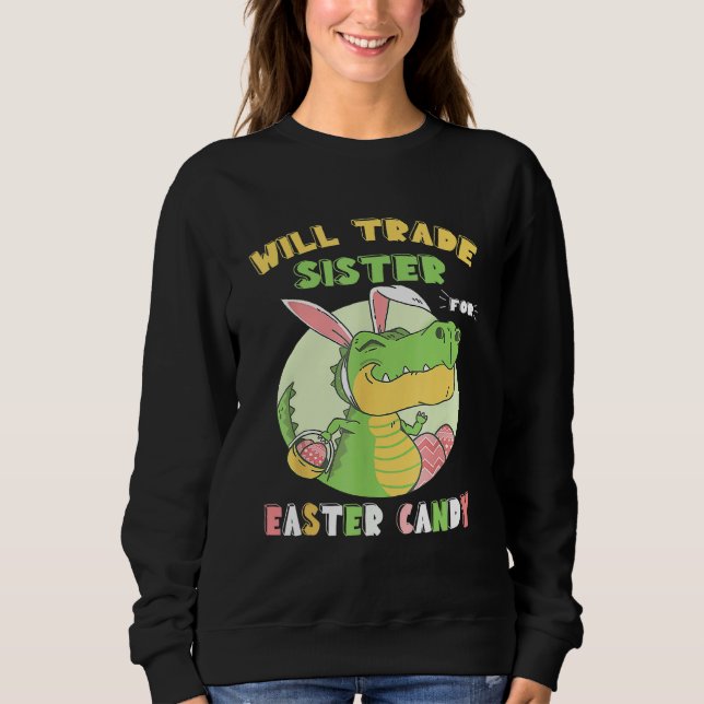 Bunny Eat Chocolate Eggs kommer att vara ett hande T Shirt (Framsida)