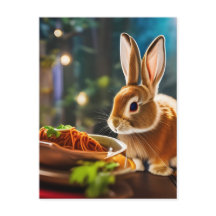 Bunny Eats Spaghetti