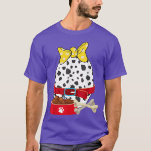 Bunny Eggs Dalmatian Hund Print Bunny Småbarn East T Shirt