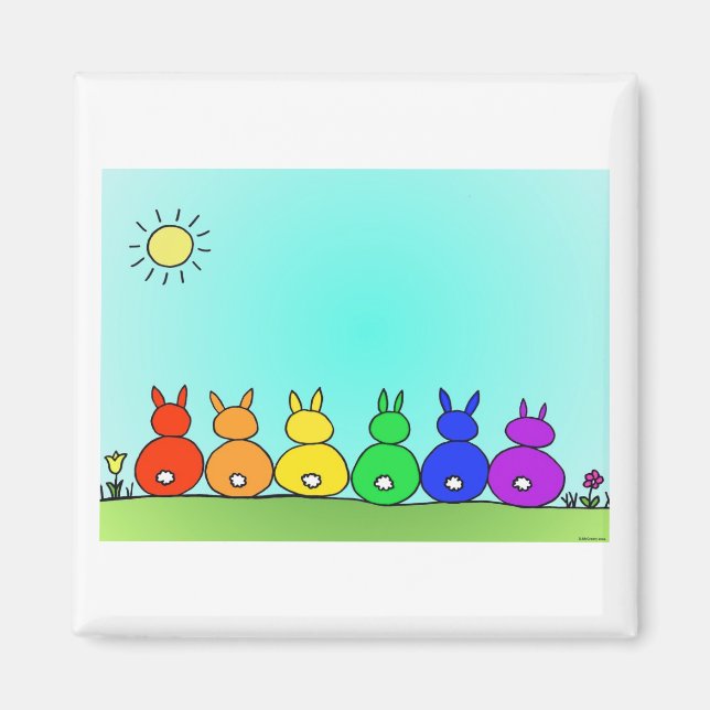 Bunny Family Magnet (Framsidan)