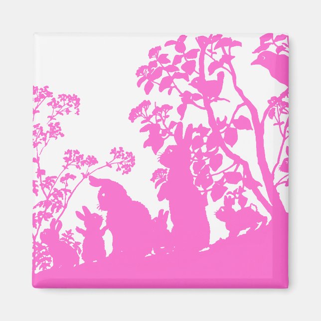 Bunny Family Magnet (Framsidan)