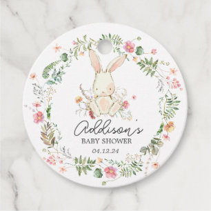 Bunny favagg, kaninfavärde tag gåvor etiketter