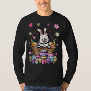 Bunny Finsk Lapphund Hund Glad påsk Day Älskare T Shirt