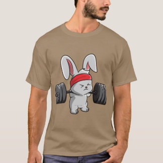 Bunny Fitness Gym Workout family T Shirt