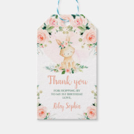 Bunny födelsedagspresent Gift-Märkre Presentetikett