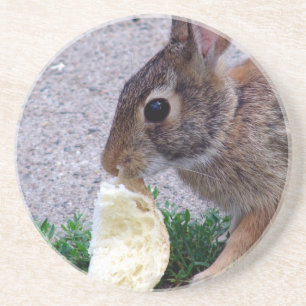 Bunny Found Bread Underlägg Sandsten