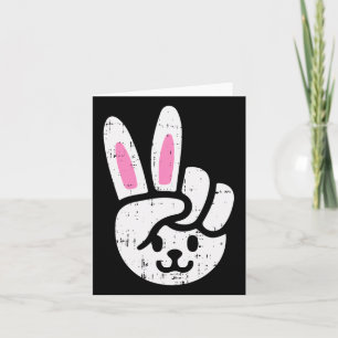 Bunny Fredstecken Påsk Roligt Kanin Vår Manar Wome Kort