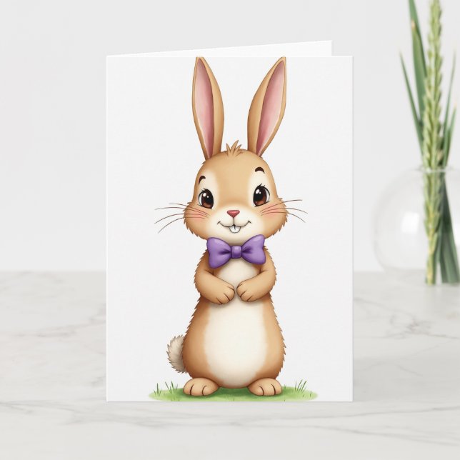 Bunny Friend Greeting Card Kort (Framsida)