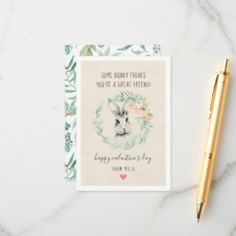 Bunny Friend Kids Classroom Valentines kort