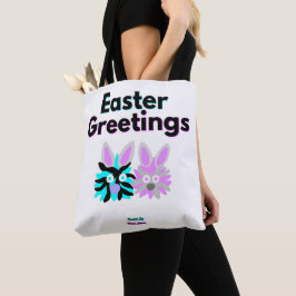 Bunny Fuzzies-All-over-Print Tote Bag Tygkasse