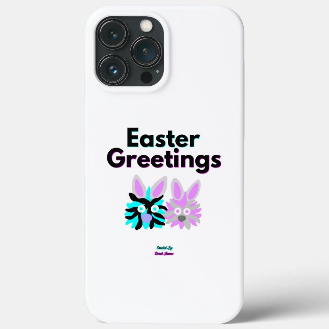 Bunny Fuzzies Apple iPhone 13 Pro Max Fodral (Baksida)