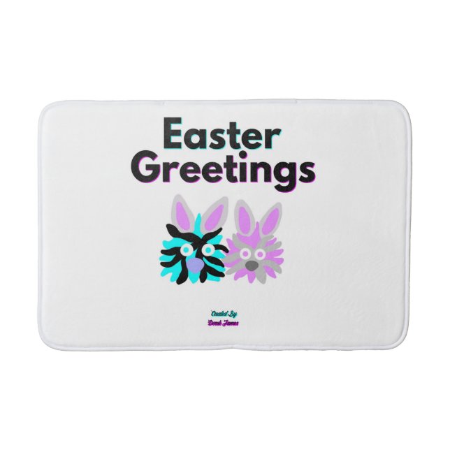 Bunny Fuzzies Medium Bath Mat Badrumsmatta (Framsidan)