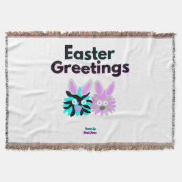 Bunny Fuzzies Throw Blanket Filt