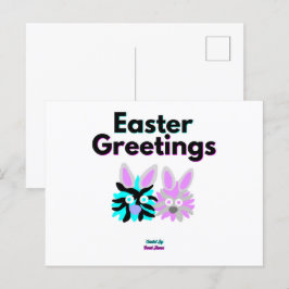 Bunny Fuzzies-vykort Vykort