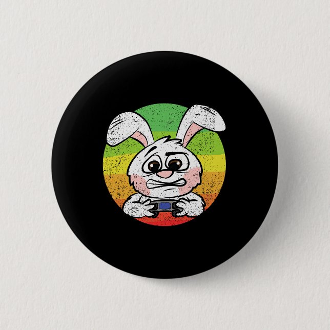 Bunny Gaming Påskägg Hunting Video-match Control Knapp (Framsida)