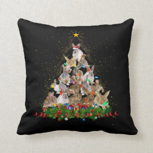 Bunny Gift  Bunden Rabbit Julgran Bevalt Kudde