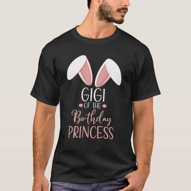 Bunny Gigi, prinsessan Matching Famil T Shirt (Framsida)
