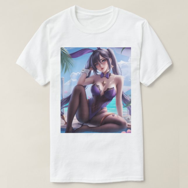 Bunny Girl Mona 44 T Shirt (Design framsida)