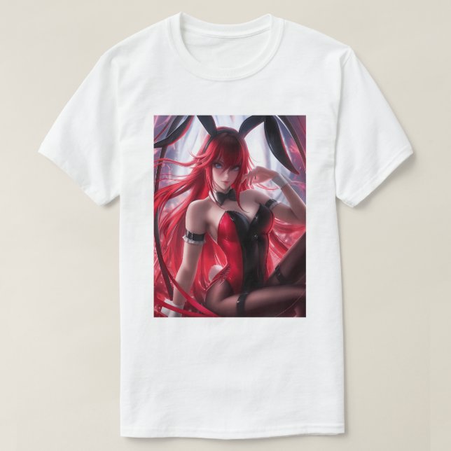 Bunny Girl Rias V2 84 T Shirt (Design framsida)